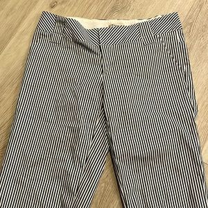 Forever 21 black/white striped capris
